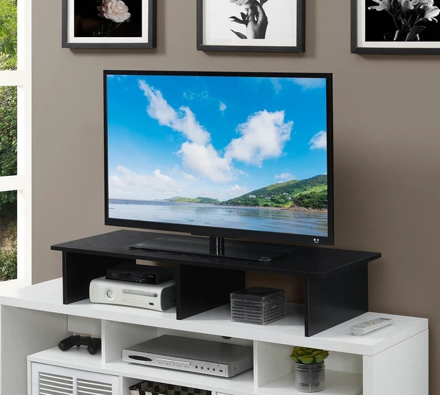 Alt view image 3 of 5 - Convenience Concepts Designs2Go TV/Monitor Riser for TVs up to 46 Inches, Black