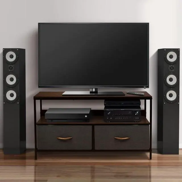 Alt view image 2 of 7 - Sorbus TV Stand Dresser with 2 Drawers - Television Riser Chest with Storage - Bedroom, Living Room, Closet, & Dorm Furniture