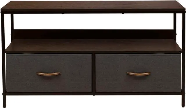 Alt view image 4 of 7 - Sorbus TV Stand Dresser with 2 Drawers - Television Riser Chest with Storage - Bedroom, Living Room, Closet, & Dorm Furniture