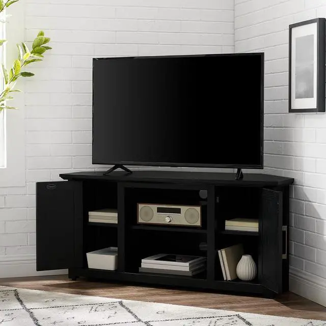 Alt view image 7 of 7 - Crosley Furniture Camden TV Stand Fits 50"+ TVs, Adjustable Shelves