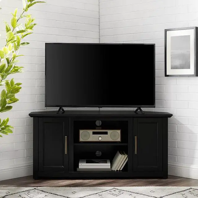 Alt view image 6 of 7 - Crosley Furniture Camden TV Stand Fits 50"+ TVs, Adjustable Shelves