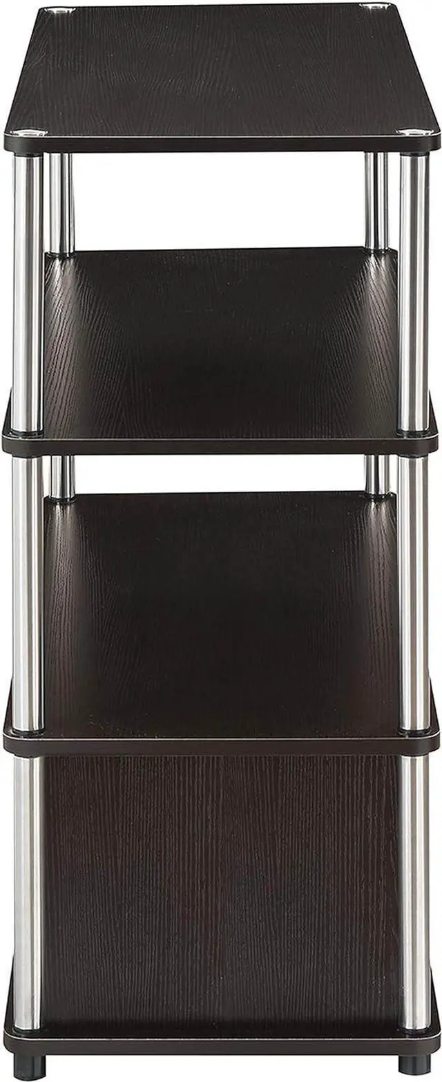 Alt view image 7 of 7 - Convenience Concepts Designs2Go Highboy TV Stand with Storage Cabinets and Shelves for TVs up to 40 Inches, Espresso