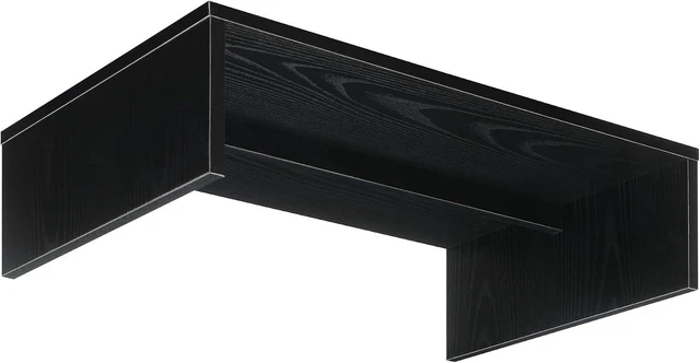 Alt view image 4 of 5 - Convenience Concepts 121041CH Designs2Go Small TV/Monitor Riser for TVs up to 26" Small TV/Monitor Riser Small, Black