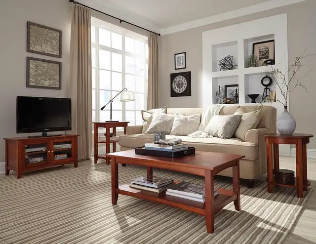 Alt view image 3 of 4 - Alaterre Furniture Alaterre Shaker Cottage TV Stand, 36-Inch, Cherry