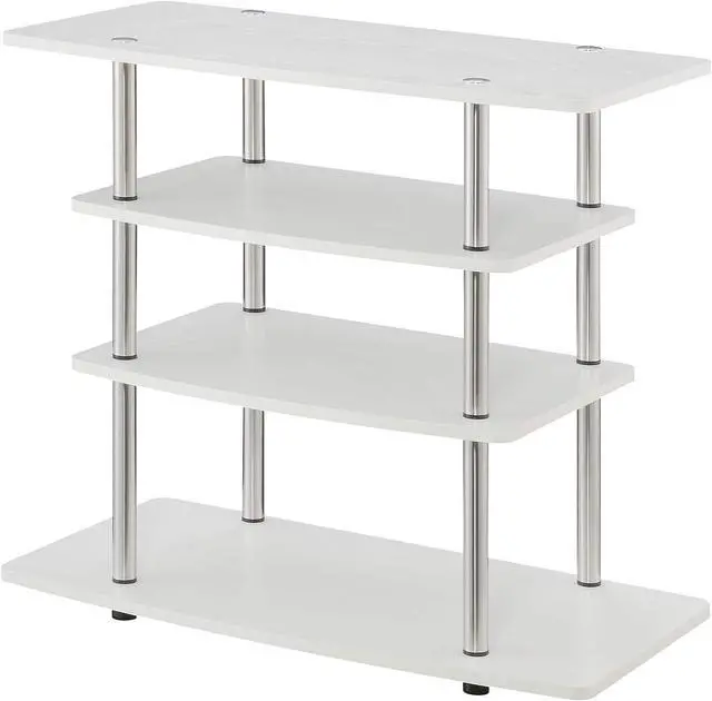 Main image of Convenience Concepts Designs2Go Tools Highboy TV Stand, White