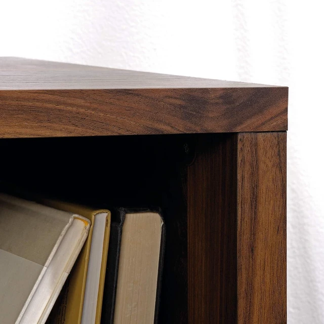 Alt view image 5 of 7 - Sauder Harvey Park TV Credenza, Accommodates up to 70-Inch TV, Large Credenza - Grand Walnut Finish
