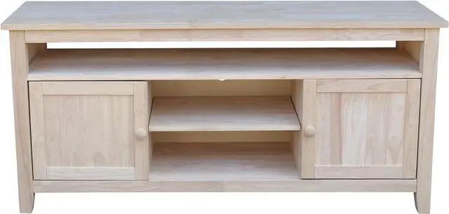 Main image of International Concepts TV Stand with 2 Doors, 1 Shelf and 2 Cabinets