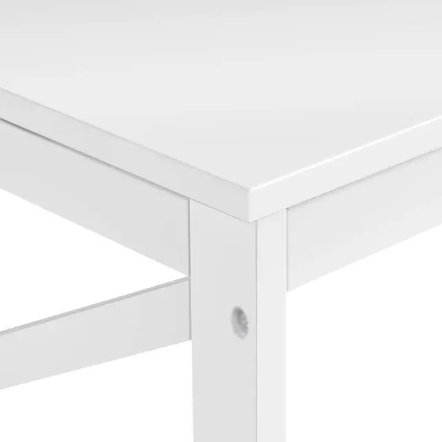Alt view image 5 of 7 - Yaheetech Simple X-Design Cocktail Coffee Table with Storage Shelf, Farmhouse 2-Tier Center Table for Living Room Office, Sturdy Structure, White