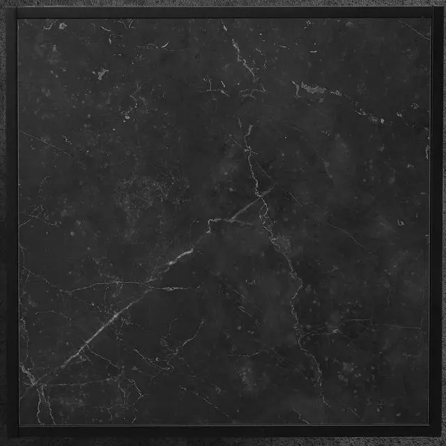 Alt view image 6 of 6 - SAYGOER Black Coffee Table Small Square Coffee Tables Simple Modern Center Table for Living Room Home Office 27.6 * 27.6 * 15.7Inch, Easy Assembly, Black Faux Marble