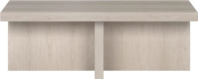Alt view image 4 of 7 - Henn&Hart 44" Scandinavian Coffee Table, Beech White