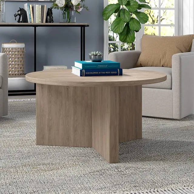 Alt view image 2 of 7 - Henn&Hart Anders Coffee Table, 32" Wide,Grey
