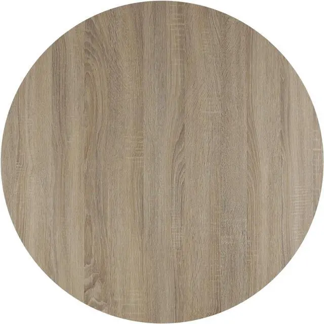 Alt view image 7 of 7 - FINECASA Wooden Round Coffee Table, Curved Leg, Furniture, Accent Couch, Coffee Table for Livingroom, Round Wood Table, 36 x 18 Inches, Natural