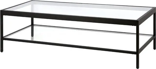 Alt view image 5 of 6 - Henn&Hart 54" Modern Coffee Table, Black