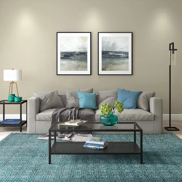 Alt view image 6 of 7 - Henn&Hart 45" Wide Rectangular Coffee Table in Blackened Bronze, Modern coffee tables for living room, studio apartment essentials