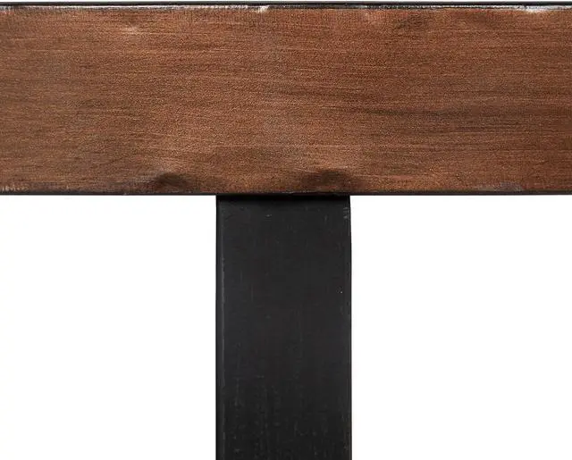 Alt view image 5 of 6 - Kate and Laurel Zabel Modern Round Metal Coffee Table with Criss Cross Base, Bronze and Black