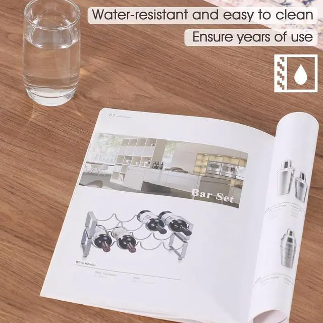Alt view image 5 of 7 - PHI VILLA Coffee Table - Modern Coffee Tables with Storage for Living Room Shelf 2 Tiers, Farmhouse Coffee Table Set