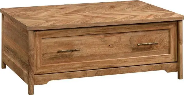 Main image of Sauder Coral Cape Coffee Table, L: 42.44" x W: 29.25" x H: 16.50", Sindoori Mango Finish