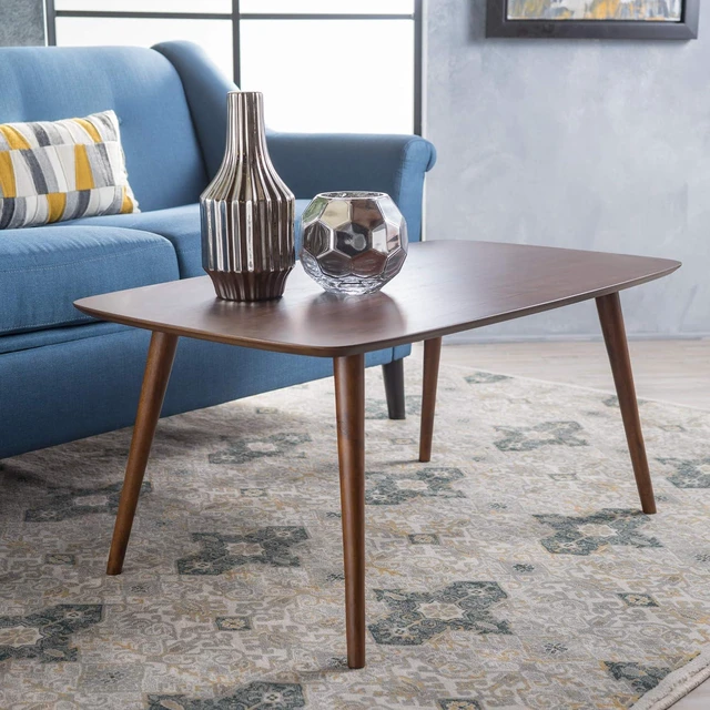 Alt view image 2 of 6 - Christopher Knight Home Cilla Wood Coffee Table, Walnut
