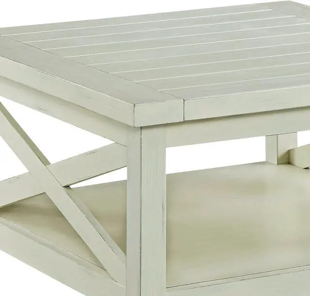 Alt view image 4 of 6 - Homestyles Seaside Lodge Off-White Coffee Table