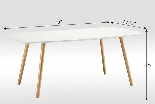 Alt view image 3 of 3 - Convenience Concepts Oslo Coffee Table, White