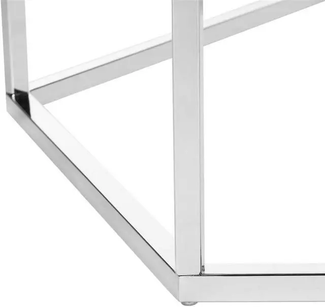 Alt view image 3 of 4 - Safavieh Home Collection Eliana Chrome and Glass Hexagon Coffee Table