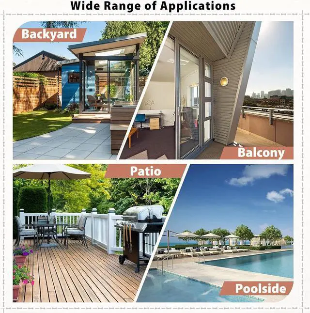 Alt view image 6 of 7 - FDW | 3-Piece Patio Furniture Set | Khaki |Outdoor Wicker Furniture with Coffee Table | Modern Rattan Chairs Conversation Set | Outdoor Seating | Weather-Resistant | for Porch, Garden, Lawn