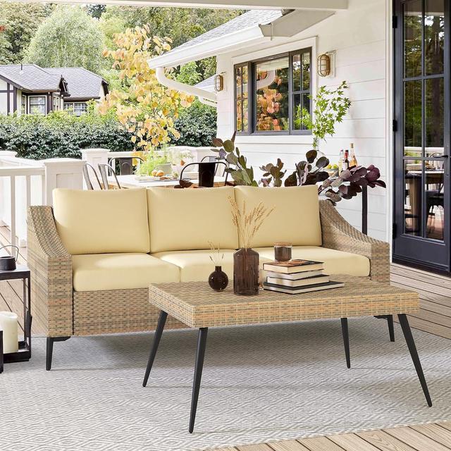 Patio furniture with online thick cushions