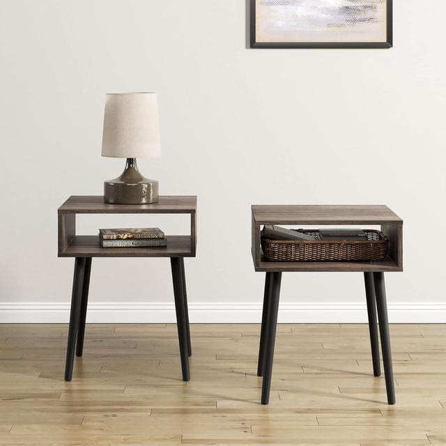 Espresso nightstand set store of 2