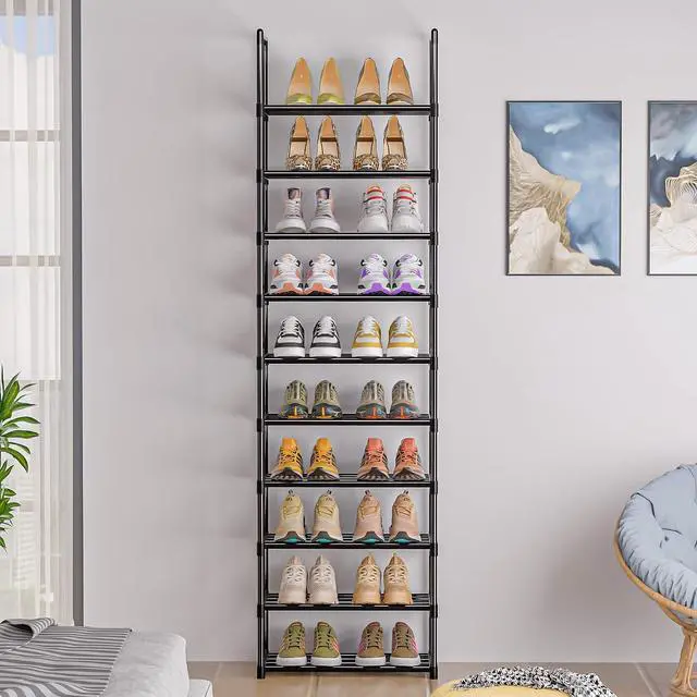 Alt view image 6 of 7 - OYREL Shoe Rack - Sturdy Metal Shoes Storage Organizer for Closet, Entryway