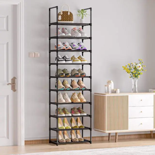 Alt view image 7 of 7 - OYREL Shoe Rack - Sturdy Metal Shoes Storage Organizer for Closet, Entryway