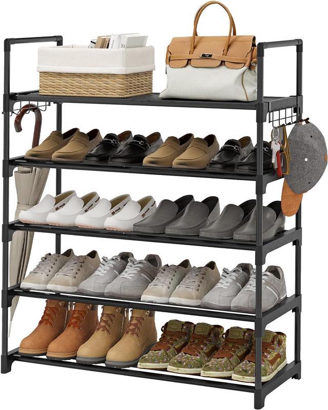 Shoe storage in garage  Garage shoe storage, Closet shoe storage