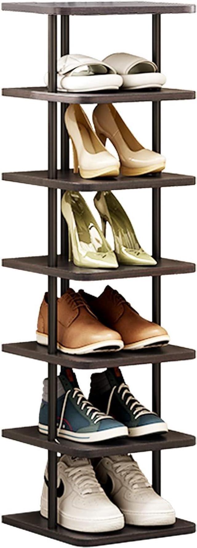 7 Tier Shoe Rack Organizer Storage for Boot High Heel, Multiple