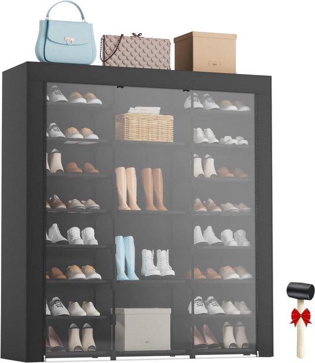 Enclosed shoe clearance organizer