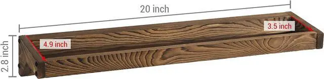 Alt view image 3 of 7 - MyGift Wooden Hanging Shoe Rack Storage Organizer for Closet & Entryway