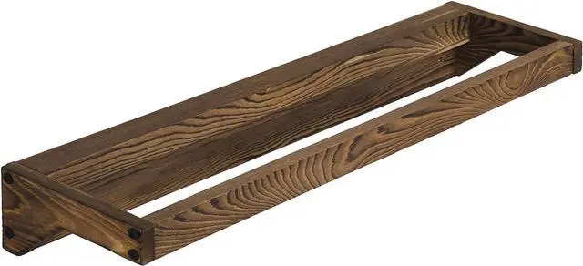 Alt view image 6 of 7 - MyGift Wooden Hanging Shoe Rack Storage Organizer for Closet & Entryway