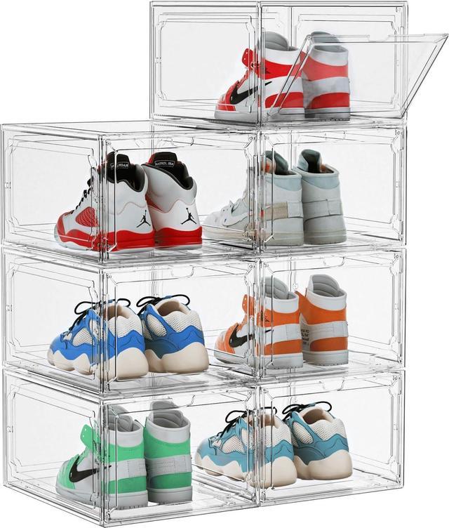 Hard plastic 2025 shoe boxes