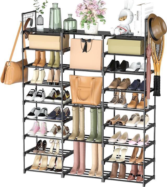 9 shelf shoe discount rack