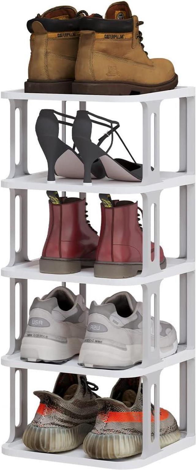 HAIOOU Shoe Rack, 5-Tier Stackable