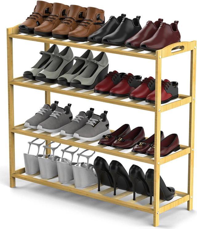 Shoe discount rack indoor