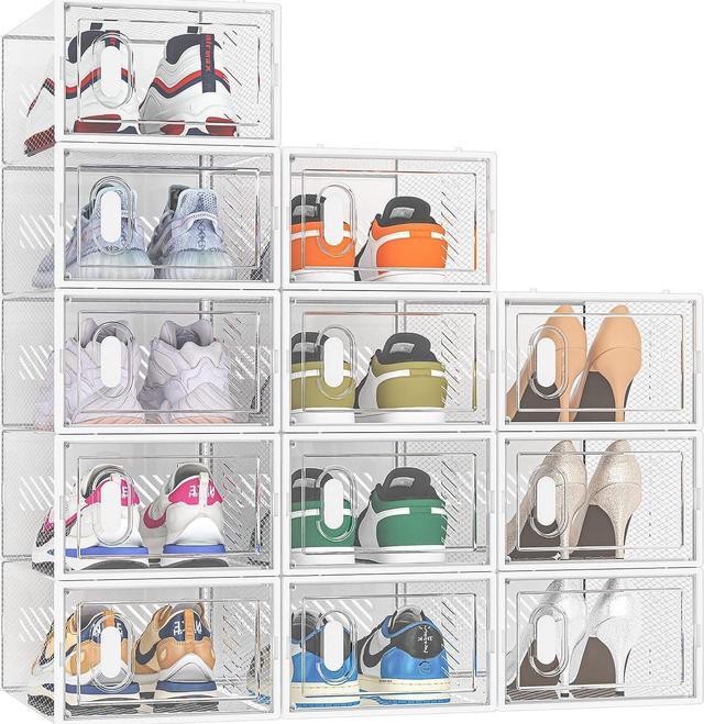 Shoe box best sale size plastic container