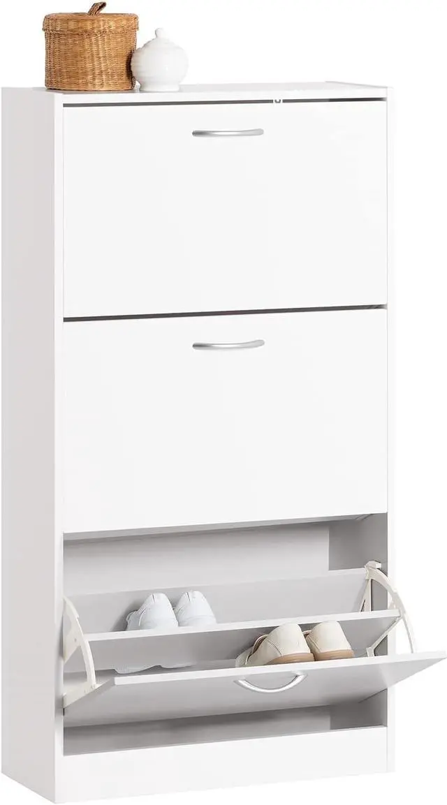Main image of Haotian White Shoe Cabinet Entryway