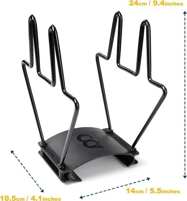 Alt view image 5 of 7 - CyclingDeal Shoe Rack Hanger Compatible with Peloton Bike & Bike+ ONLY Shoe Holder - Holds 2 Pairs of Cycling Shoes