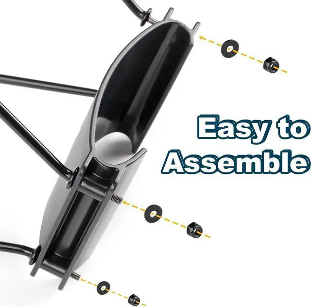 Alt view image 6 of 7 - CyclingDeal Shoe Rack Hanger Compatible with Peloton Bike & Bike+ ONLY Shoe Holder - Holds 2 Pairs of Cycling Shoes