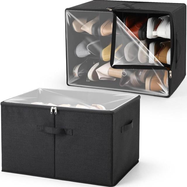 Fabric shoe box on sale storage