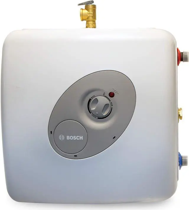 Main image of Bosch Electric Mini-Tank Water Heater Tronic 3000 T 7-Gallon (ES8) - Eliminate Time for Hot Water - Shelf, Wall or Floor Mounted