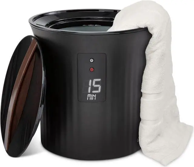 Main image of Live Fine Towel Warmer | Bucket Style Luxury Heater with LED Display, Adjustable Timer, Auto Shut-Off | Fits 40 x 70 Oversized Towel