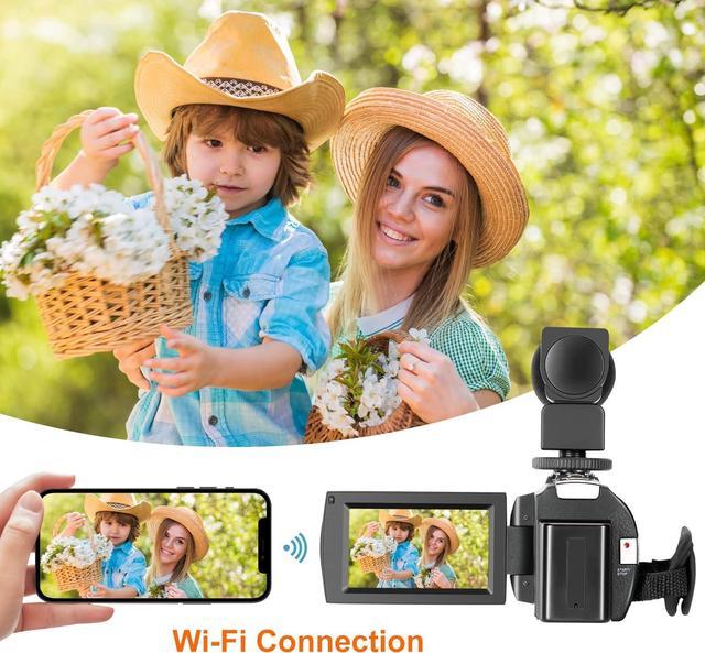 WZX Video Camera Camcorder, Full HD 30FPS 36MP 16X Digital Zoom Digital  Camera,IR Night Vision Vlogging Camera,  Camera with External