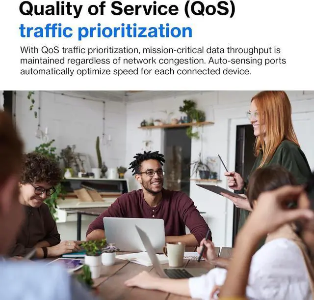 Alt view image 4 of 7 - Linksys LGS116 16 Port Gigabit Unmanaged Network Switch - Home / Office Ethernet Switch Hub with Metal Housing - Wall Mount or Desktop Ethernet Splitter, Easy Plug & Play Connection