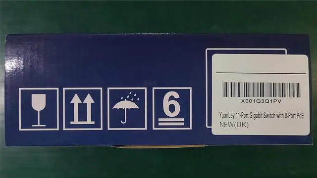 Alt view image 7 of 7 - YuanLey 8 Port Gigabit PoE Switch, 8 PoE+ Ports 1000Mbps, 120W 802.3af/at, Metal Fanless Unmanaged Plug and Play