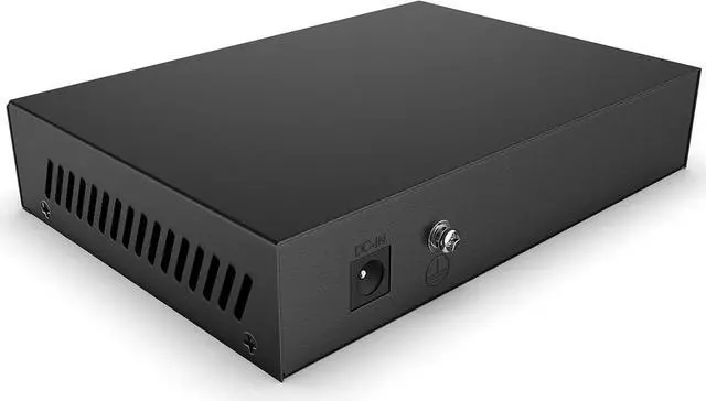Alt view image 7 of 7 - 2.5GB Switch (5 Port) for Ethernet Network - High Speed 10M/100M/1G/2.5G Gigabit (802.3bz) - Unmanaged Plug & Play Fanless LAN Splitter - Metal Case - Wall Mountable - Tupavco TP1940